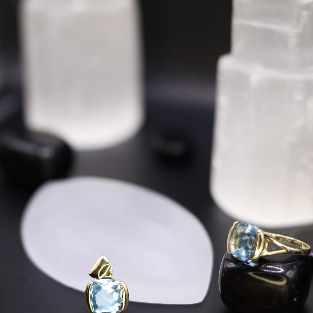 Blue Topaz Pendant - Clarity